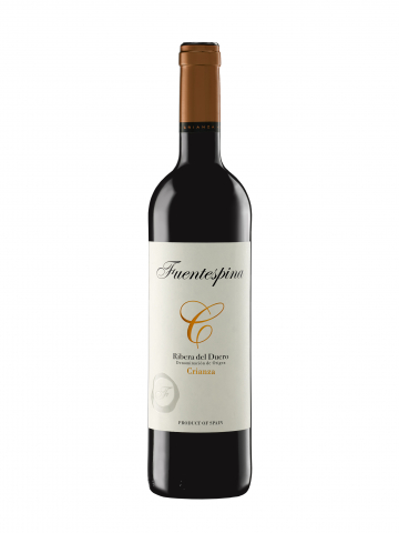 Tempranillo de viñas de 50 años y crianza de 12 meses en roble francés y americano.