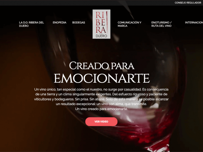 Web Ribera del Duero