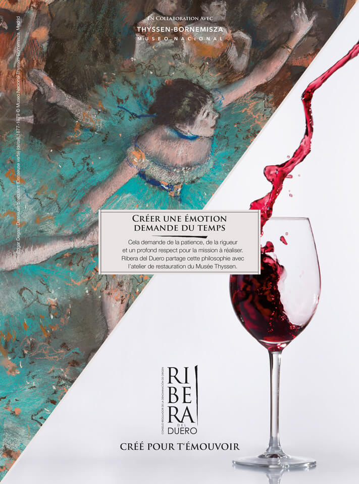 Cartel campaña Ribera del Duero francés